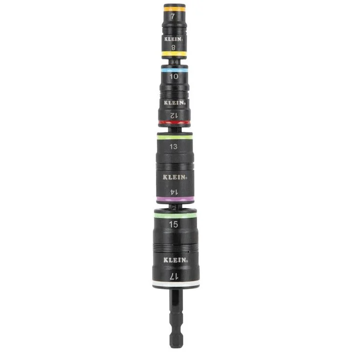 Klein Tools 8-in-1 Impact Flip Socket, Metric
