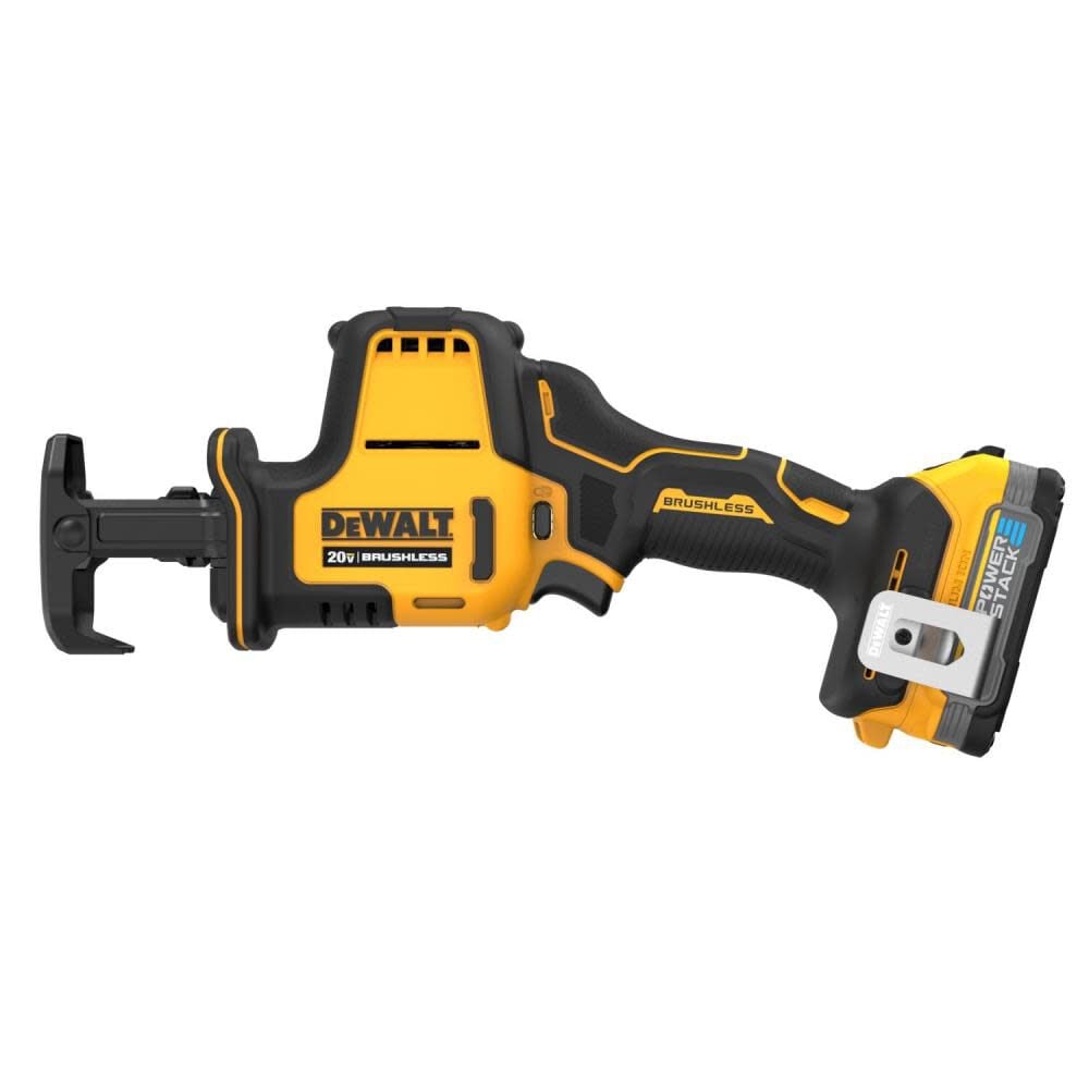 DEWALT ATOMIC 20V MAX One Handed Reciprocating Saw POWERSTACK Kit, large image number 4