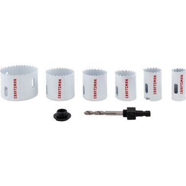 CRAFTSMAN Bi-Metal Hole Saw Set, 7 Piece