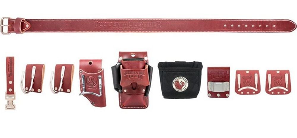 Occidental Leather Complete Concrete Tool Belt Set, Brown, Size 2XL – 5597 XX-LARGE