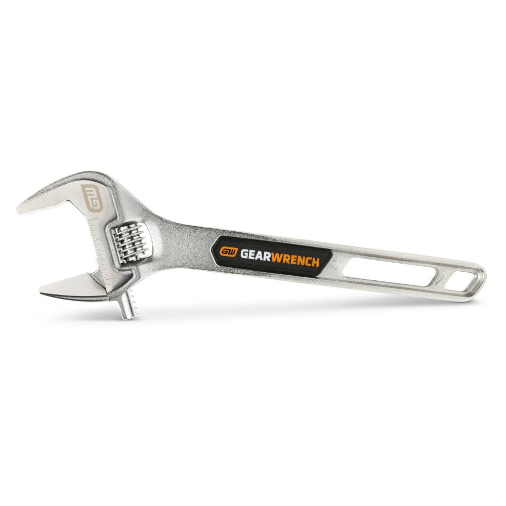 GEARWRENCH 12 Inch Chrome Plated Adjustable Wrench, large image number 2
