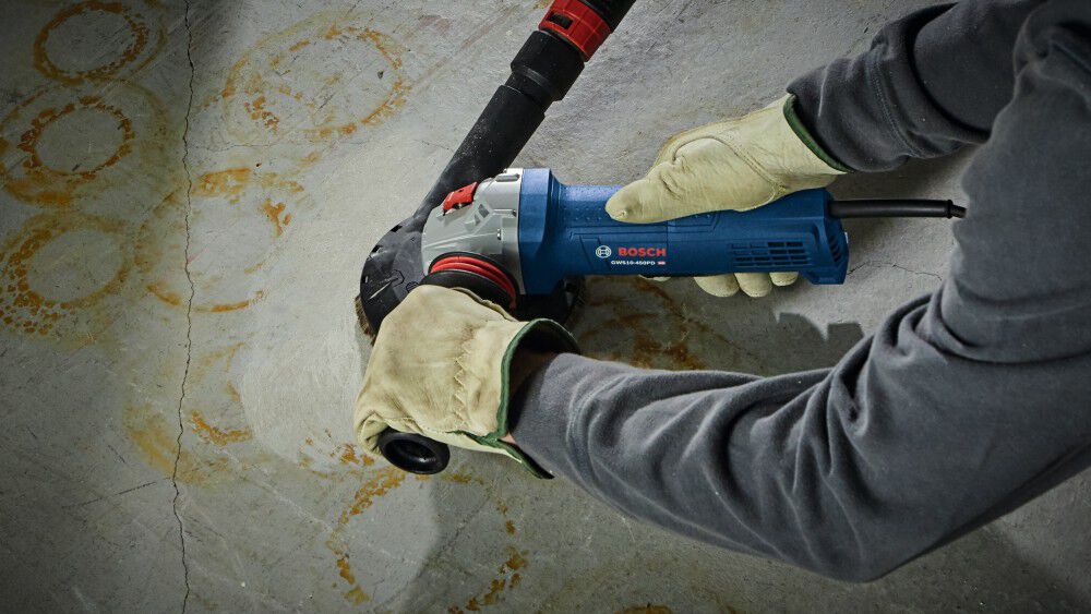 Bosch 4 1/2in Ergonomic Angle Grinder with No Lock-On Paddle Switch, large image number 6
