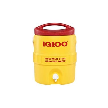 Igloo 400 Series Industrial Water Cooler Yellow and Red 2 Gallon, large image number 0