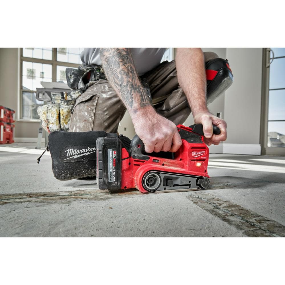 Milwaukee M18 FUEL 3inchx18inch Belt Sander 2832 20 Acme Tools