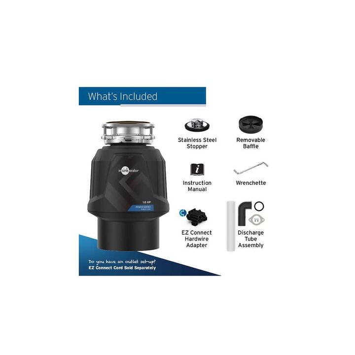 InSinkErator Power 1 HP Intermittent Continuous Feed Garbage Disposal, large image number 6