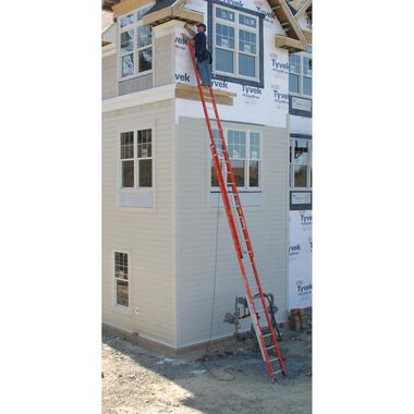 Werner 16-ft Fiberglass 300-lb Type IA Extension Ladder, large image number 16