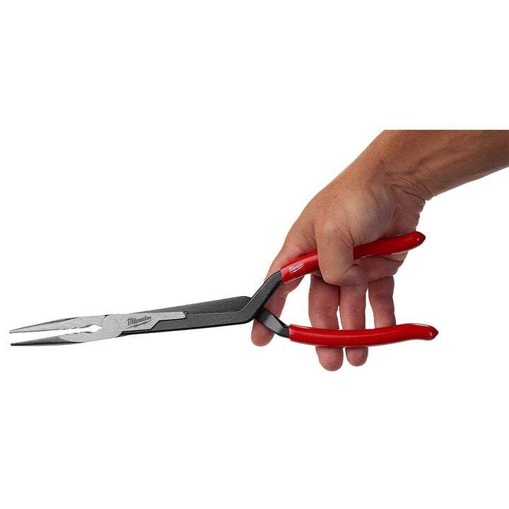 Milwaukee 13inch Long Reach Pliers 45 Nose, large image number 7