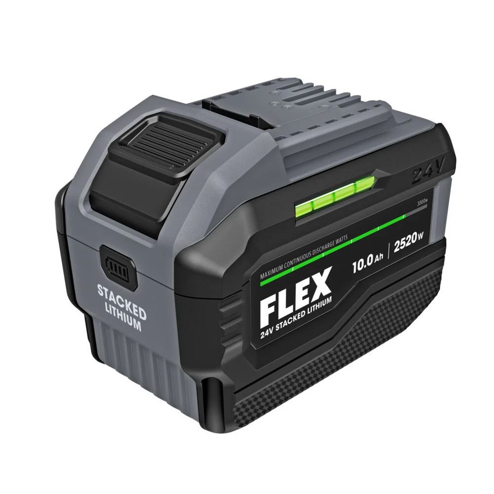 FLEX Stacked Lithium 24V 10Ah Lithium Ion Power Tool Battery Pack with Fuel Indicator, large image number 1