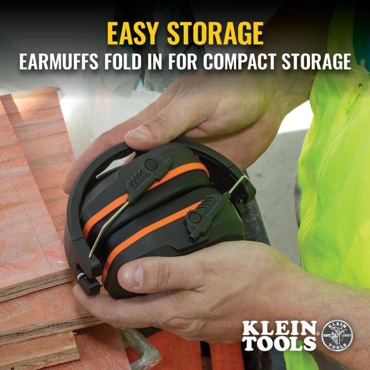 Klein Tools Slim Over-The-Head Ear Muffs, large image number 5