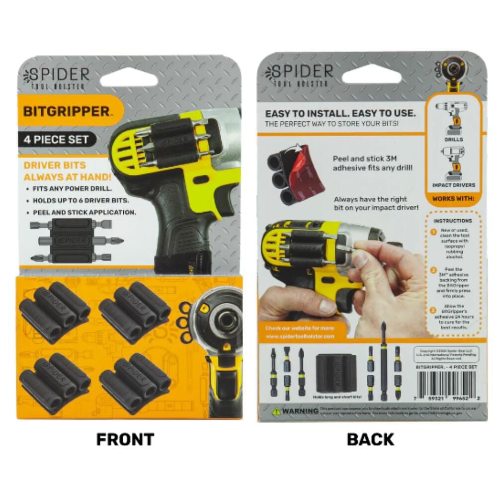 Spider Tool Holster Bit Gripper v2 4pk, large image number 3