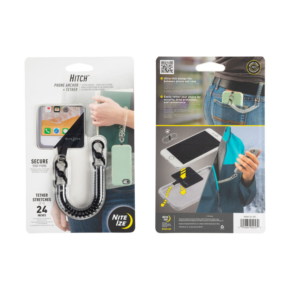 Nite Ize Hitch Phone Anchor + Tether Black, large image number 3