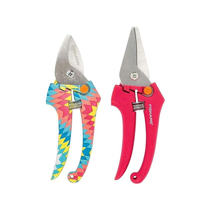 Fiskars Designer Pruner & Snip Set Stainless Steel 2pc, large image number 1