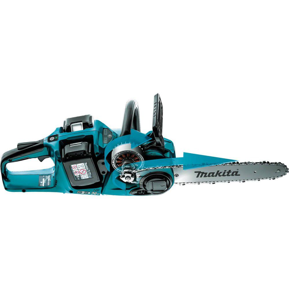 Makita 18V X2 (36V) LXT Lithium-Ion Brushless Cordless Chain Saw Kit (5.0Ah), large image number 21