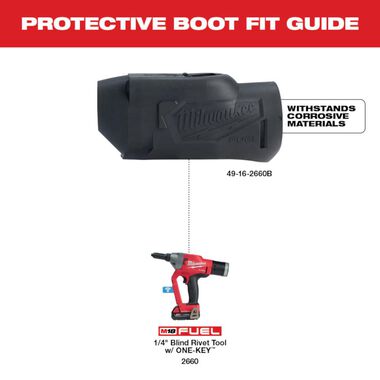 Milwaukee M18 FUEL 1/4inch Blind Rivet Tool with ONE-KEY Protective Boot, large image number 1
