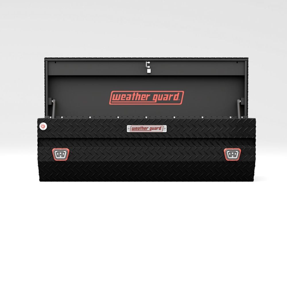 Weather Guard 10 Cu Ft Aluminum All Purpose Full Standard Chest Matte Black, large image number 2