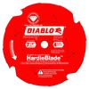 Diablo Tools 7-1/4 inch x 4 ToothTCG PCD Fiber Cement Circular Saw HardieBlade with 5/8 inch Diamond Arbor, small image number 1