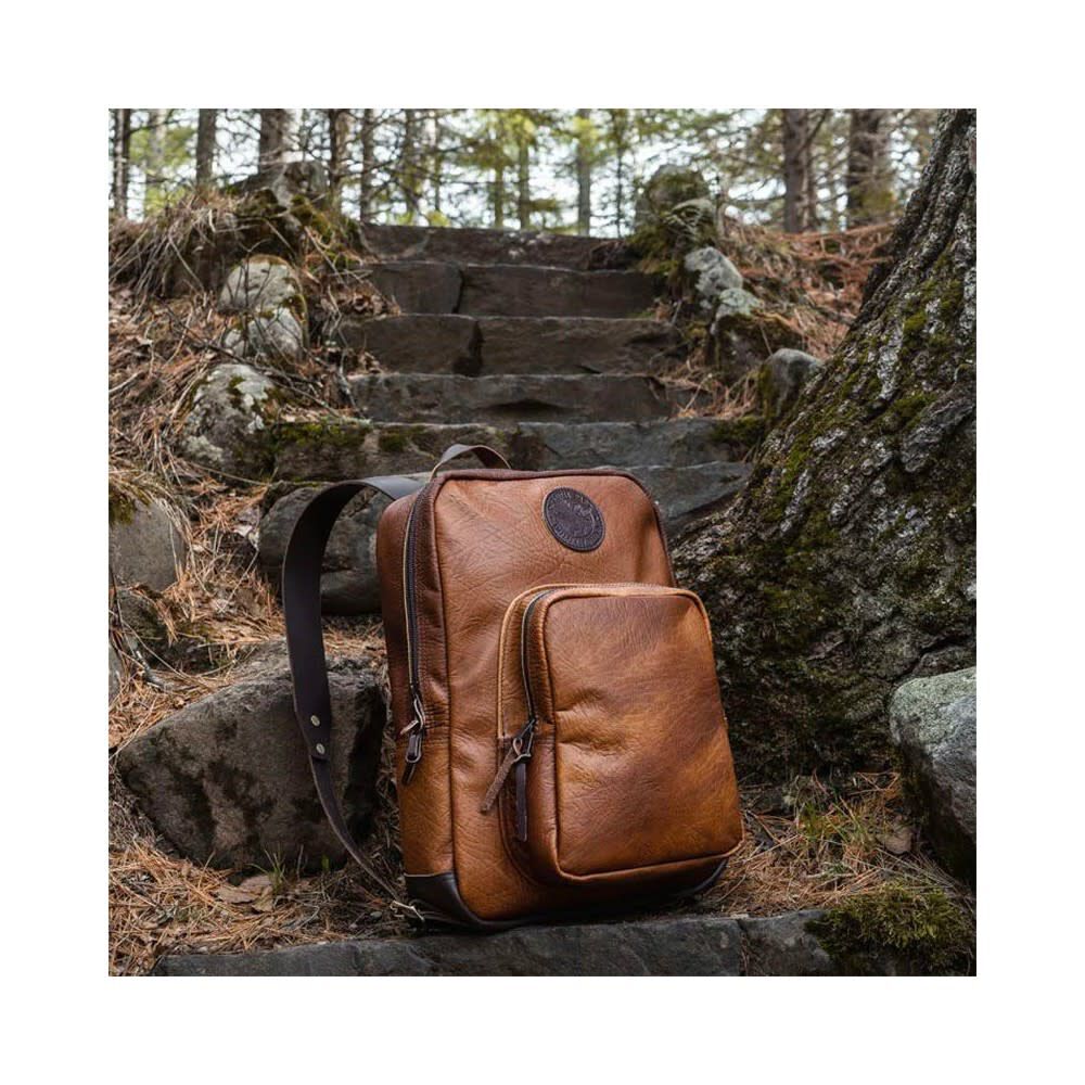 Duluth Pack Brown Bison Leather Standard Backpack, large image number 2