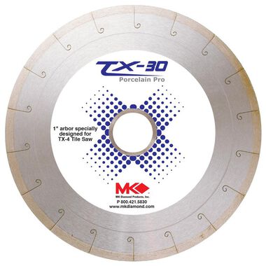 M K Diamond TX-30 10In Professional Grade Porcelain Tile Diamond Blade
