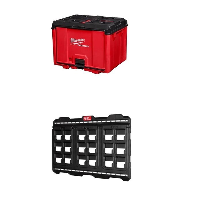 Milwaukee Packout 50 Pound Cabinet, 150 Pound Packout Large Wall Plate, large image number 0