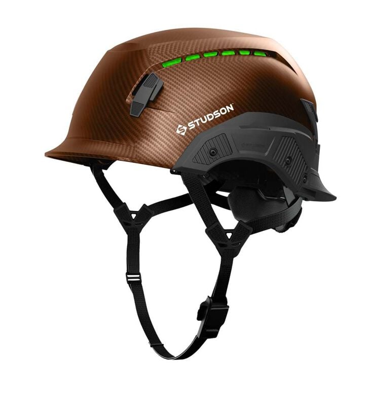 Studson Standard Brim Vented Safety Helmet Type 2 Class C Fiber Metal Large/XL