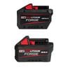 Milwaukee M18 REDLITHIUM FORGE 18V 6Ah/12Ah Lithium Ion Power Tool Battery Pack with Fuel Indicator (2 Pack), small image number 1