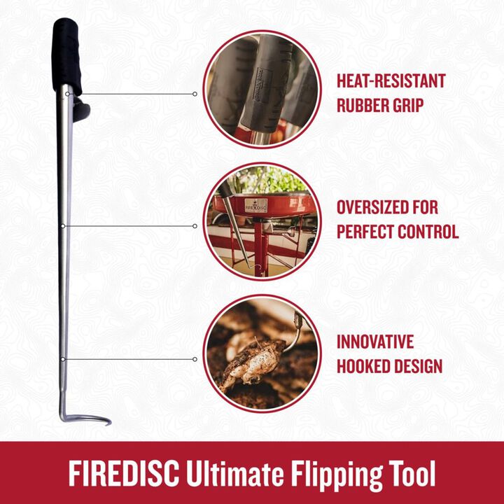 Firedisc 20 Inch Stainless Steel Ultimate Flipping Tool, large image number 2