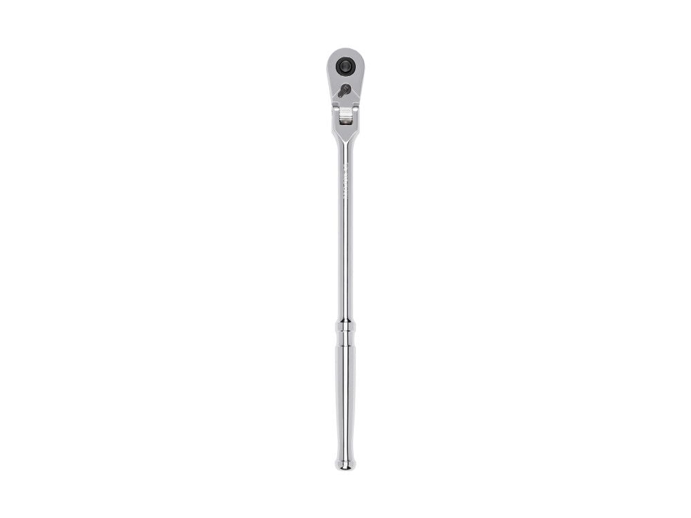 Tekton 3/8 Inch Drive x 12 Inch Flex Head Quick-Release Long Ratchet, large image number 1