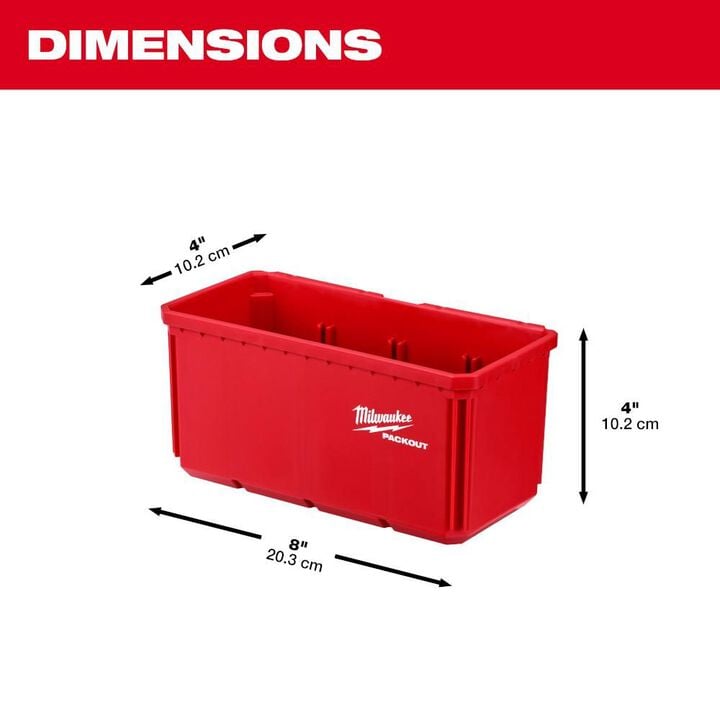 Milwaukee Large Bin Set for PACKOUT 2pk, large image number 2