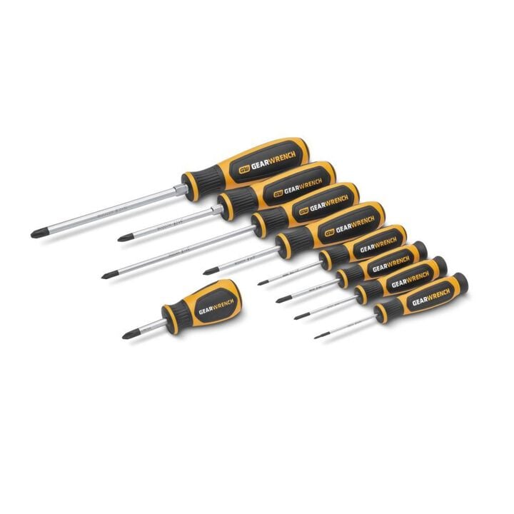 GEARWRENCH Phillips Dual Material Screwdriver Set in Foam Storage Tray 9pc, large image number 6