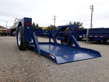 Air-Tow Trailers 8'6in Drop Deck Flatbed Trailer 52in Deck Width - 3500# Capacity, large image number 10