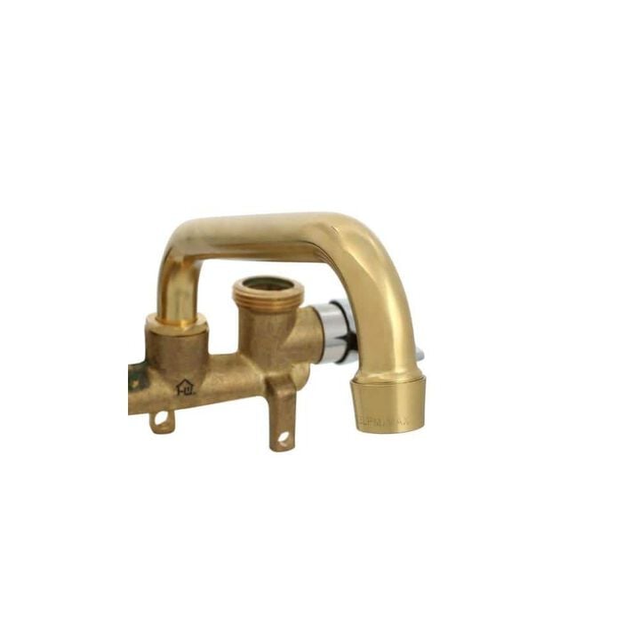 Homewerks Laundry Tray Faucet Brass 2 Handle, large image number 2