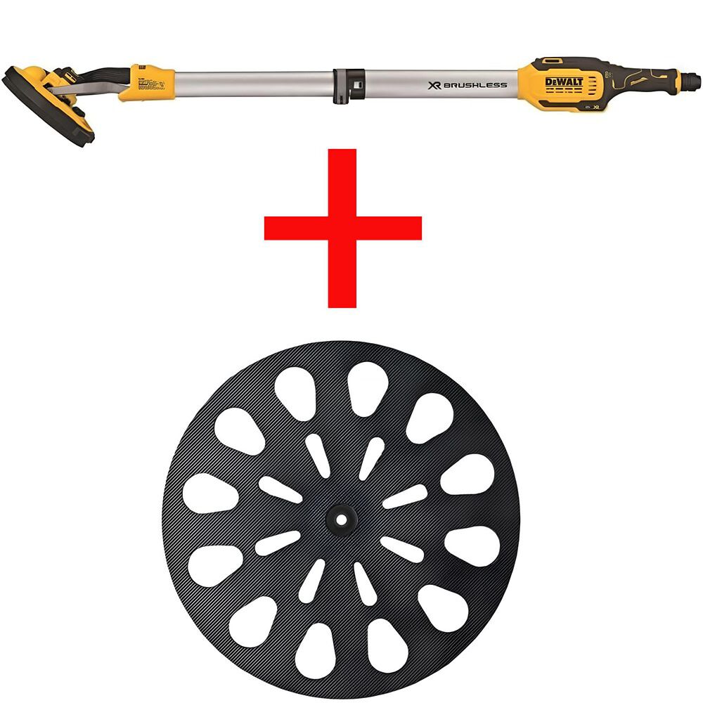 DEWALT 20V MAX Cordless Drywall Sander & Hard Backing Pad Bundle, large image number 1