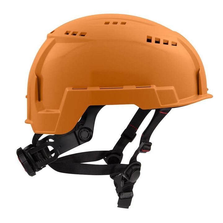 Milwaukee Orange Vented Helmet with BOLT Class C, large image number 8