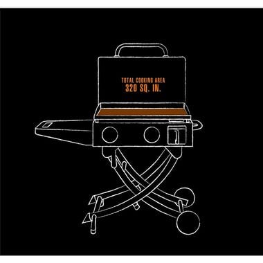 Pit Boss Griddle Propane Gas Tabletop 2 Burner with Legs, large image number 5
