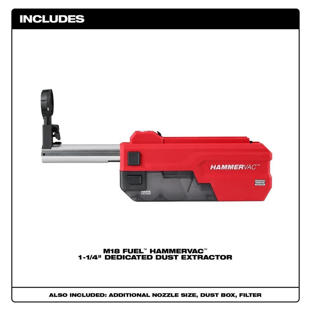 Milwaukee M18 Fuel Hammervac 1 1 4inch Dedicated Dust Extractor 2916 De Simolary simolary.com 6