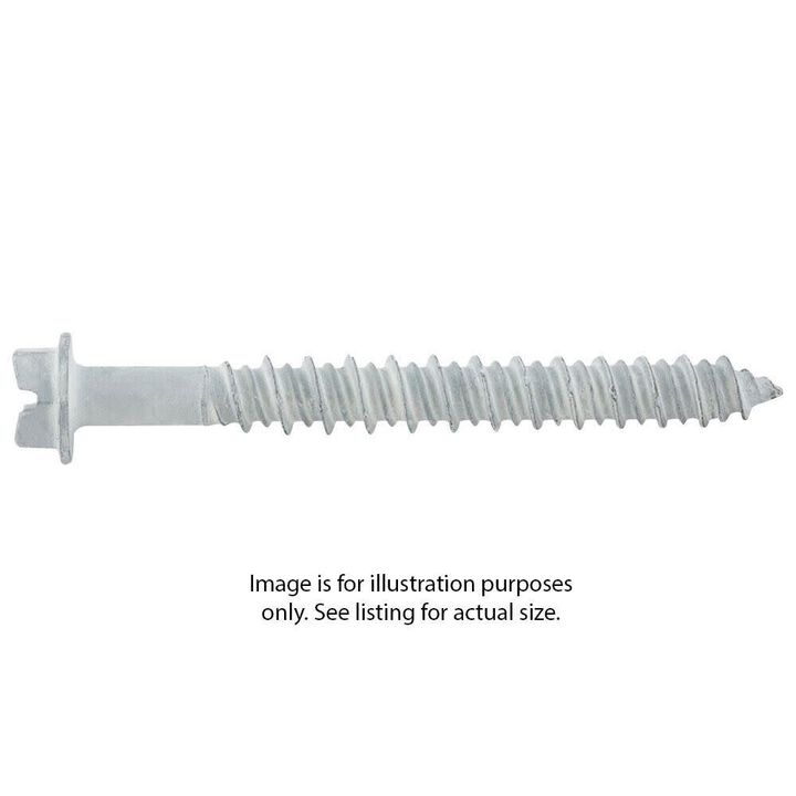 DEWALT Ultracon+ Screw Anchor Hex Washer Head 3/16 Inch x 1-1/4 Inch, large image number 1