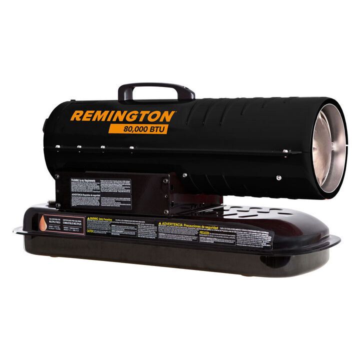Remington 80000 BTU Kerosene Forced Air Heater with Thermostat, large image number 1