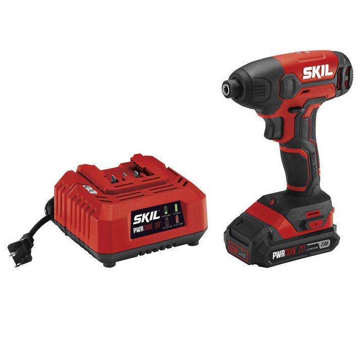 SKIL 20V 1/4'' Hex Impact Driver PWRCORE Kit