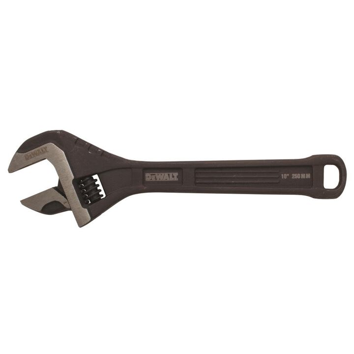 DEWALT 10 In. All-Steel Adjustable Wrench