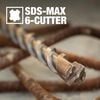 Makita 1in x 36in SDS MAX Bit 6 Cutter, small image number 4