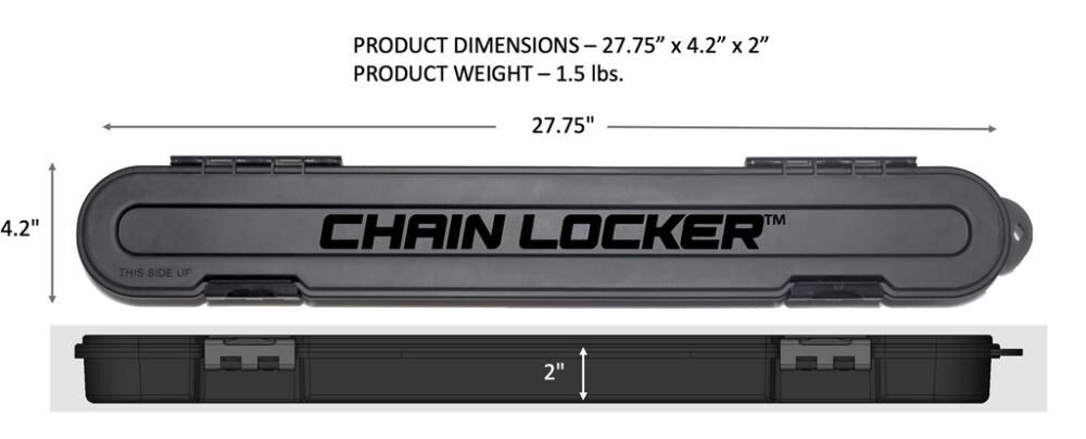 Chain Locker Chainsaw Chain Storage Case Orange, large image number 4