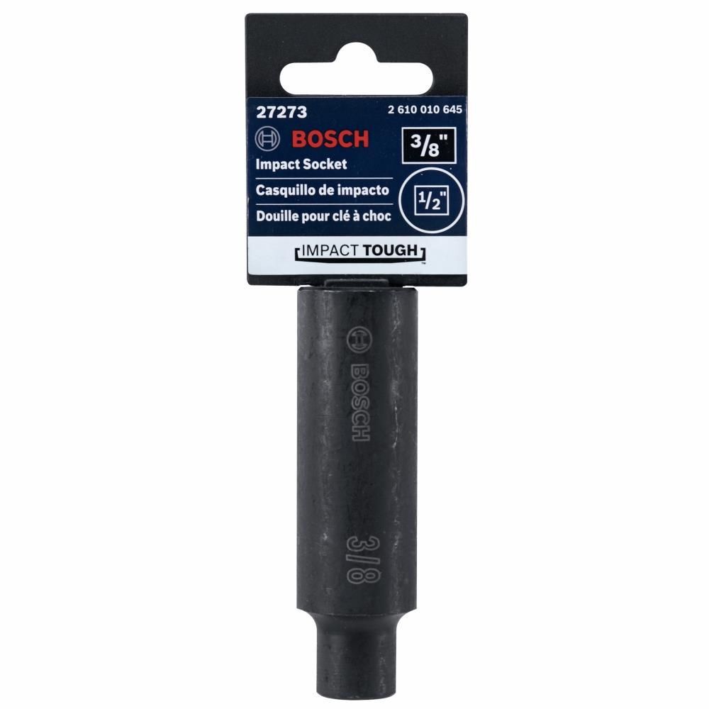 Bosch 3/8in Impact Tough Deep Well Socket 1/2in Shank, large image number 2