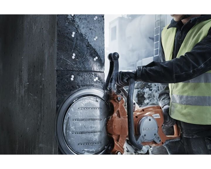 Husqvarna Construction K 7000 Ring 7.4HP 17 Inch Electric Cutter Body Only Reconditioned, large image number 8