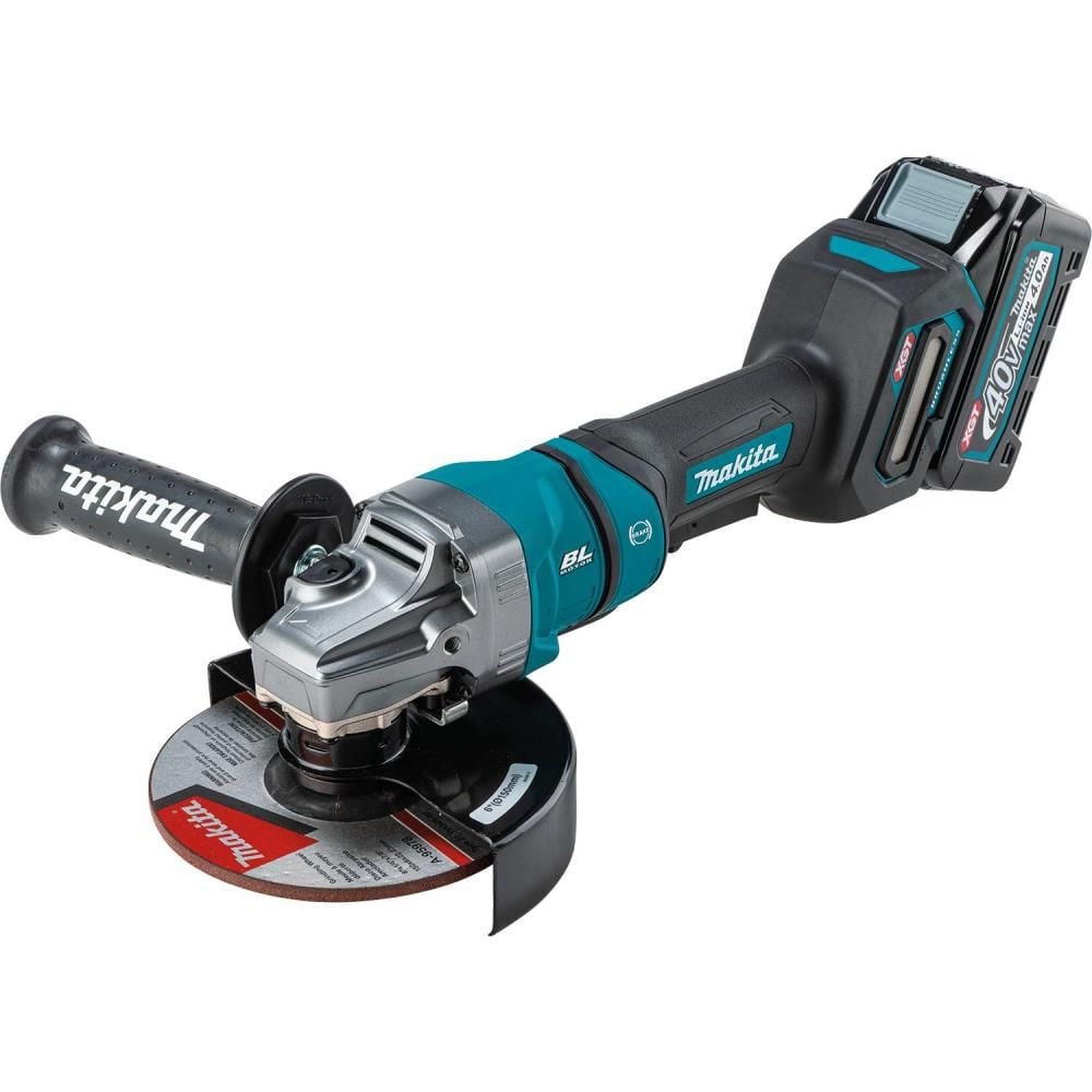 Makita 40V max XGT Cordless 4-1/2 in / 6 in Paddle Switch Angle Grinder 4Ah Kit, large image number 2