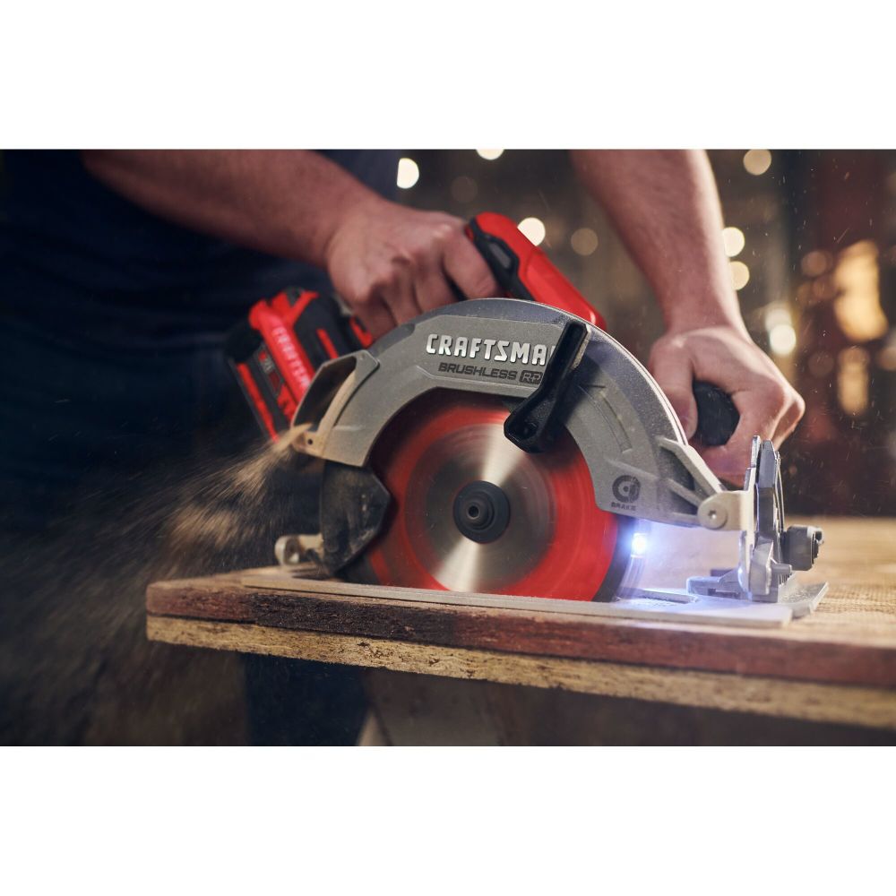 CRAFTSMAN V20 BRUSHLESS RP 7-1/4 in. Circular Saw (Bare Tool), large image number 6