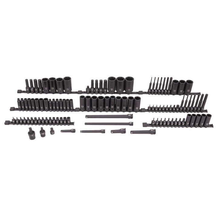 Sunex Master Impact Socket and Bit Socket Set Black 106 Pieces, large image number 1