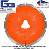 Diteq Liberty Bell Orange Concrete Blade, 10in x .095in, small image number 2