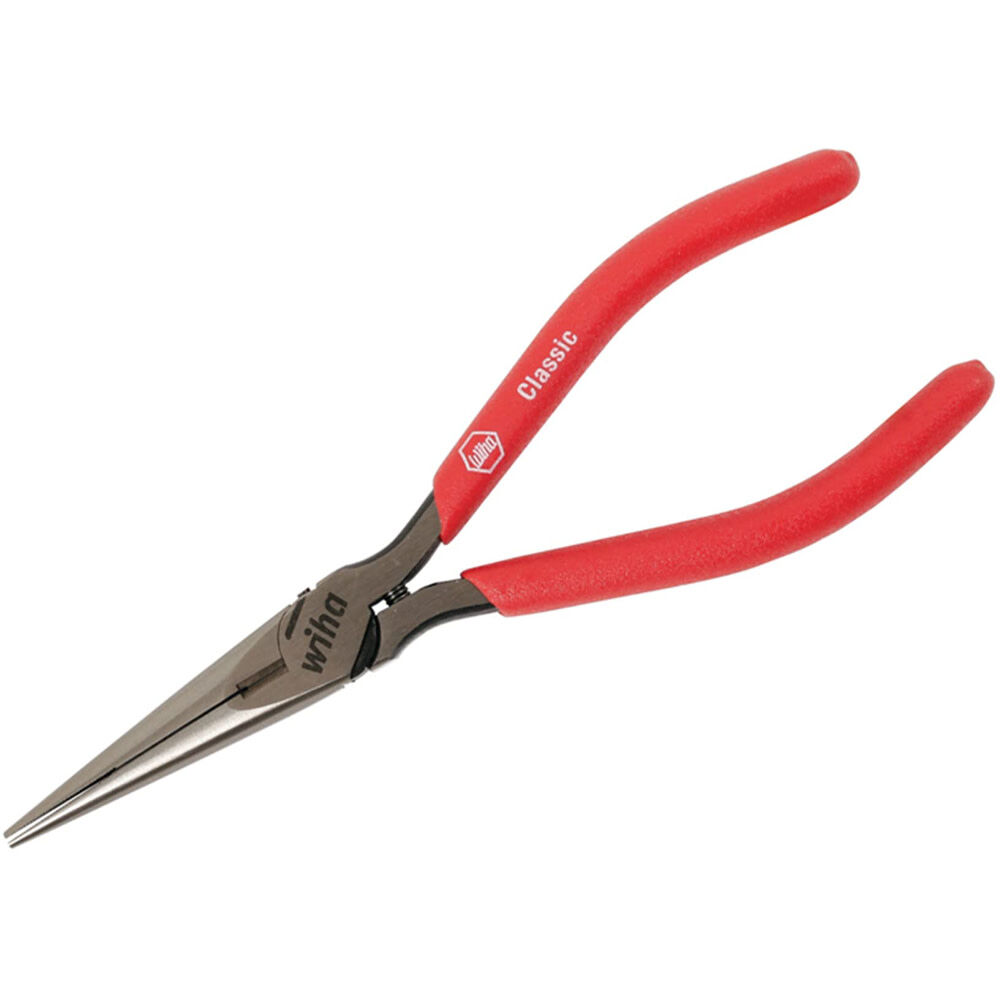 Wiha 6.3in Classic Grip Long Nose Pliers with Spring, large image number 1