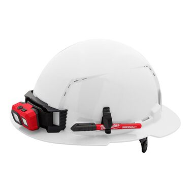 Milwaukee White Full Brim Vented Hard Hat with 6pt Ratcheting Suspension Type 1 Class C, large image number 7