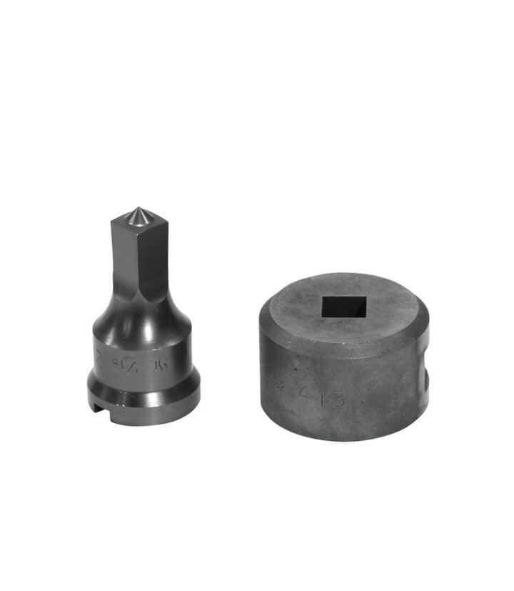Edwards 7/16 Inch Punch x 15/32 Inch Die Square Punch & Die Set, large image number 0